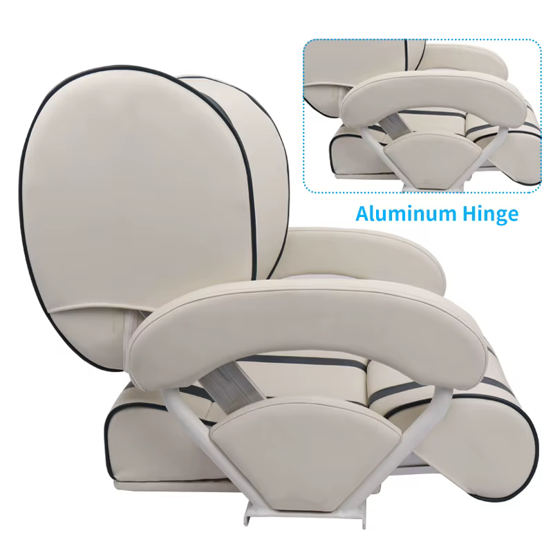 Silla de barco de PVC plegable para pesca en lancha cómodo y estable