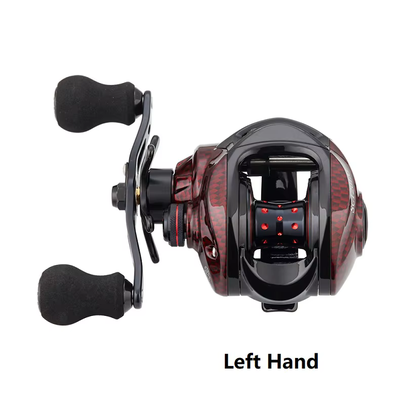 Carrete Baitcasting Fishdrops Magnético 6.3:1 Zurdo/Diestro - imagen 3