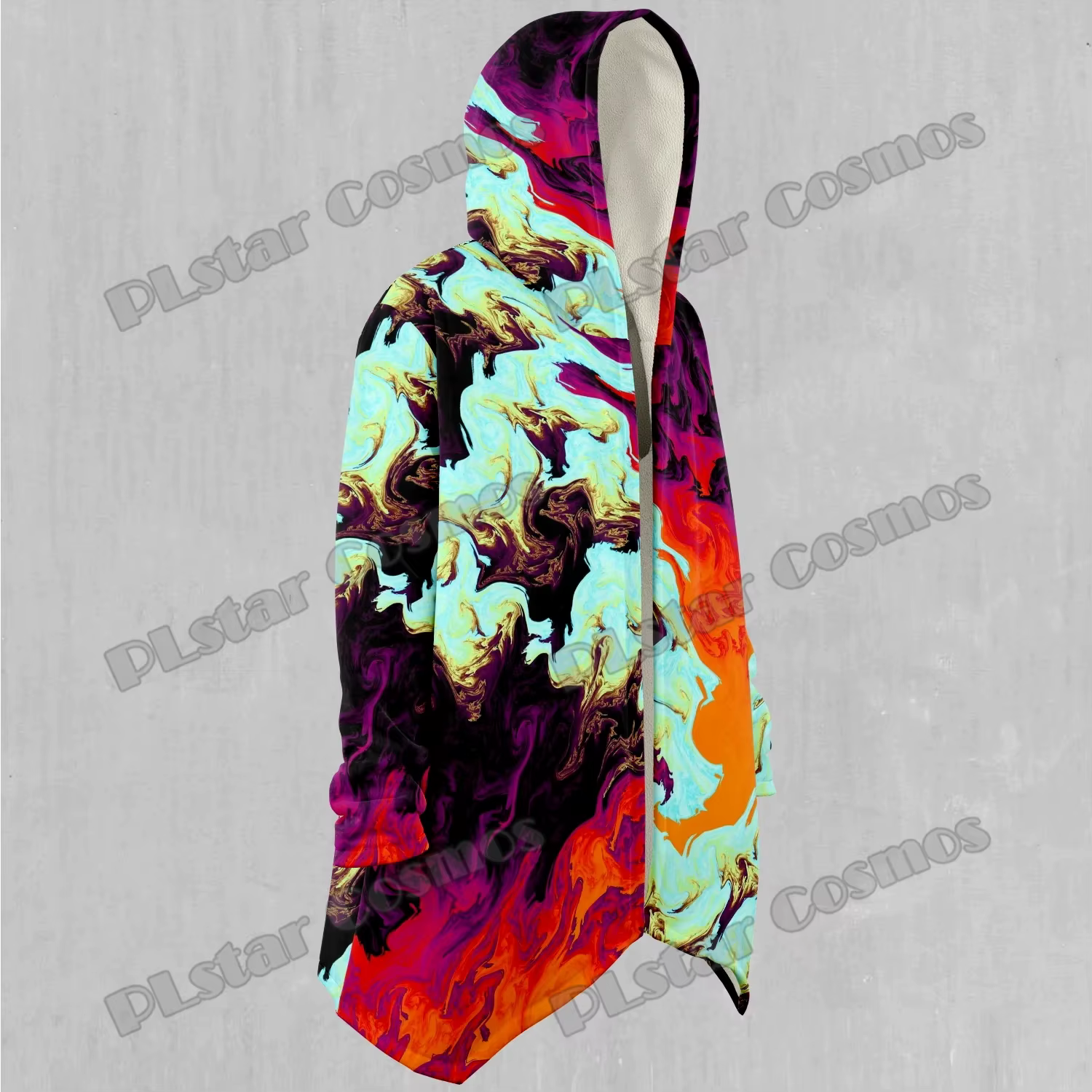 BB80 Capa forrada Sherpa con capucha térmica para pesca de invierno - imagen 5