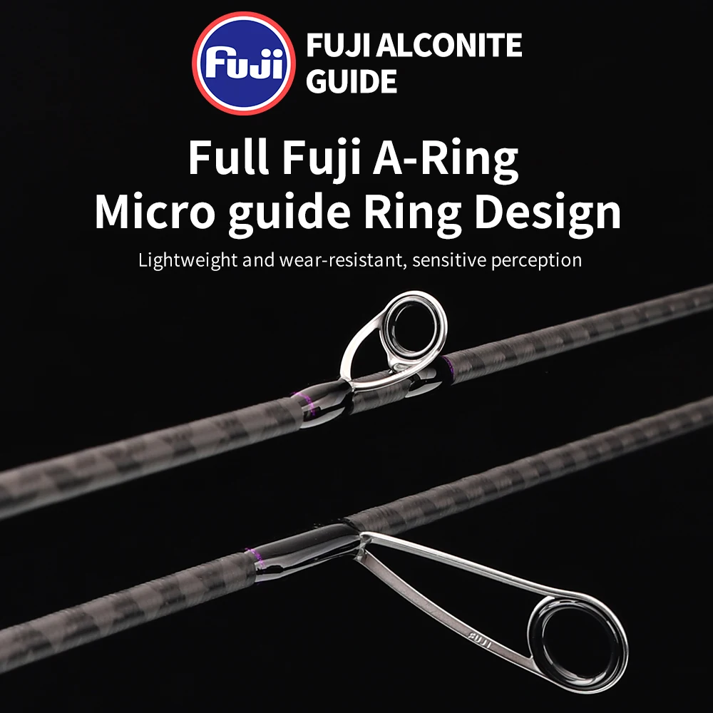 Caña spinning FUJI ALCONITE Guide alta sensibilidad para carpas - imagen 2