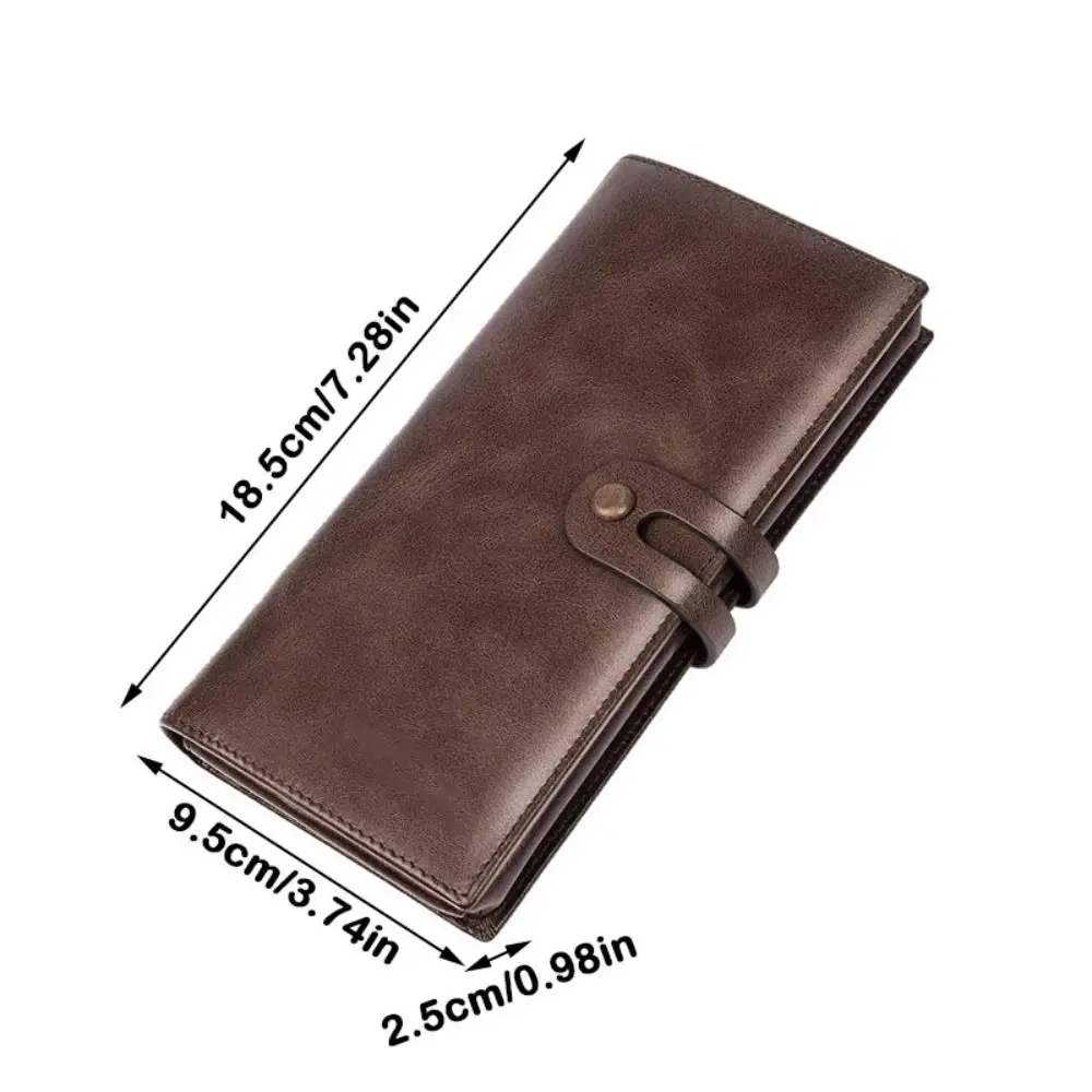 Cartera hombre de PU con múltiples ranuras y gran capacidad - imagen 2