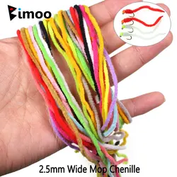 Bimoo Chenilla para atado de moscas – Trucha Squirmy Caddis fregona