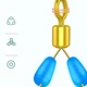 Separador de línea mini 3 vías clips de silicona antienredos - imagen 3