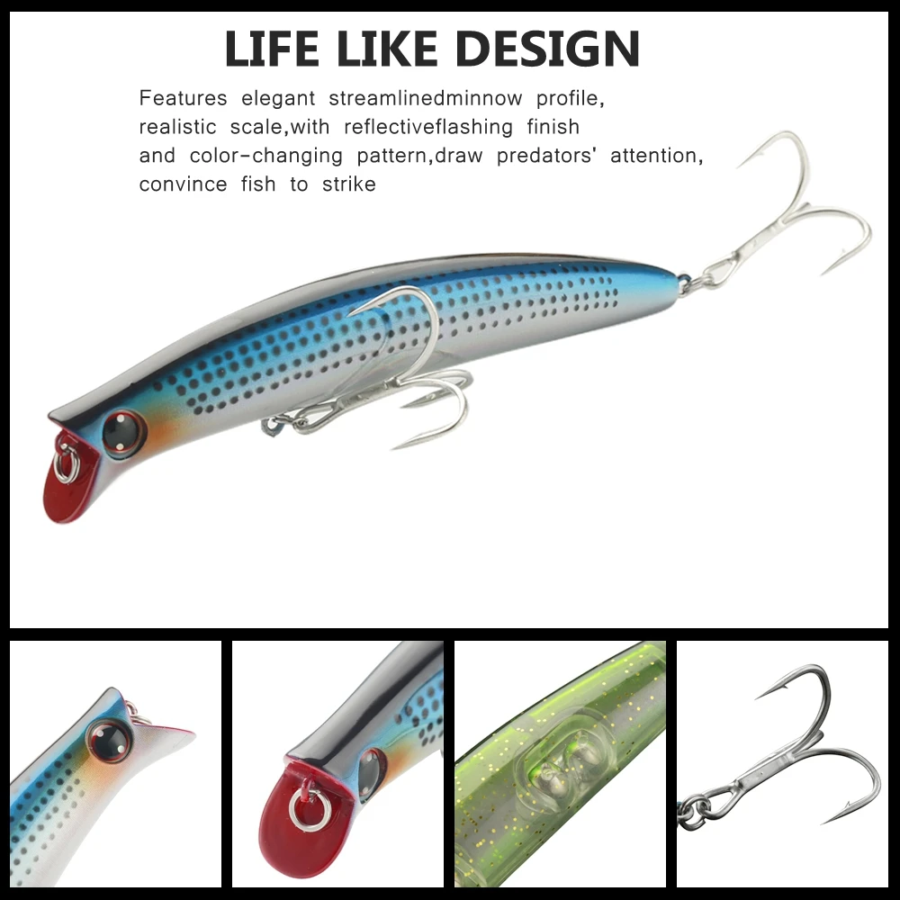Minnow Wobbler flotante para lubina cebo duro - imagen 5