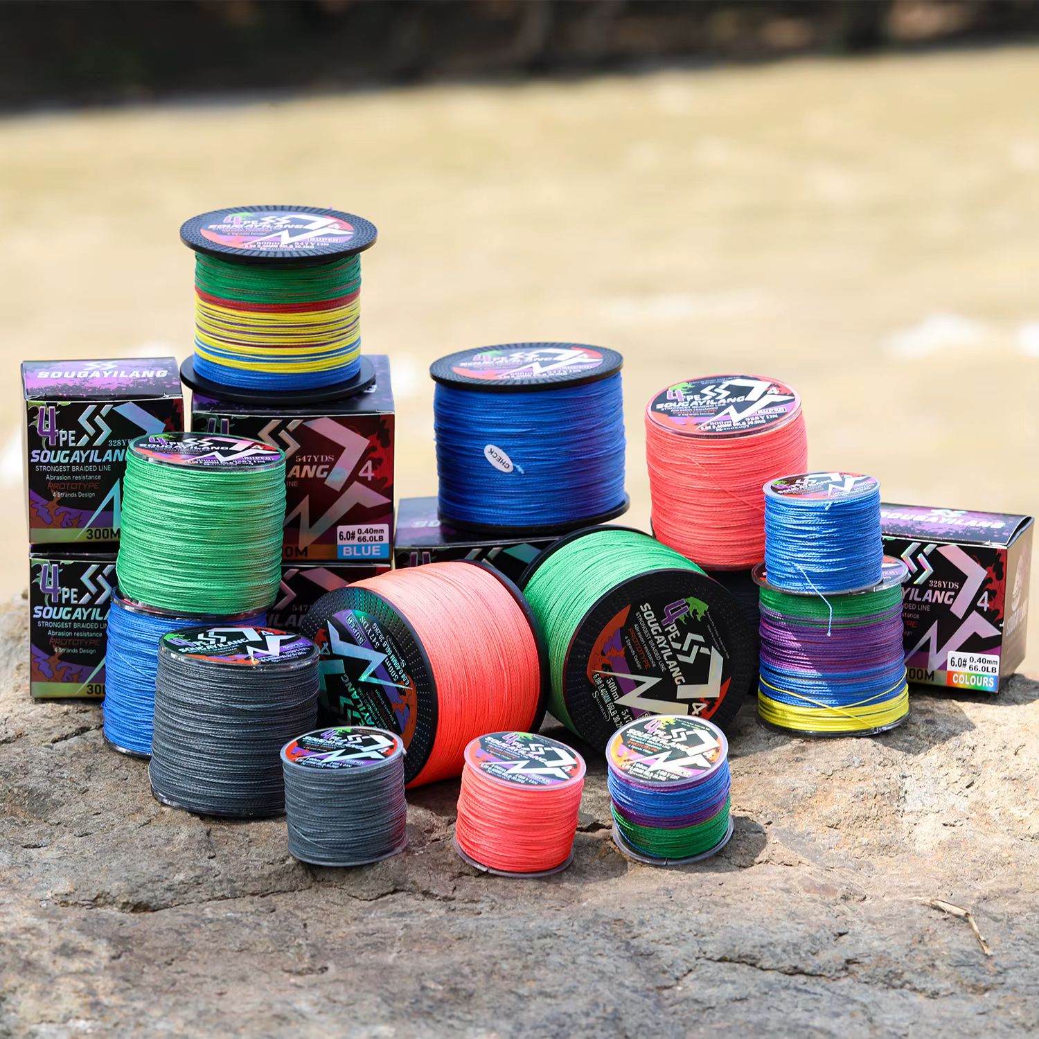 Sougayilang 4X Hilo Trenzado PE – Multifilamento para pesca en mar - imagen 5