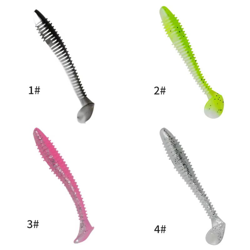 Señuelos Swimbait de silicona 55‑70 mm para carpa y lubina - imagen 2