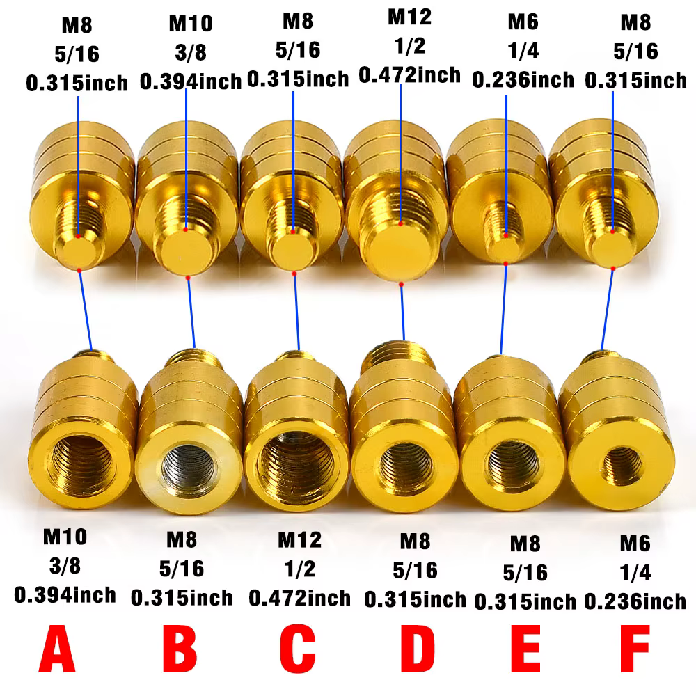 Conector Red Aterrizaje MNFT M6-M12 – Adaptador para caña de pesca - imagen 2