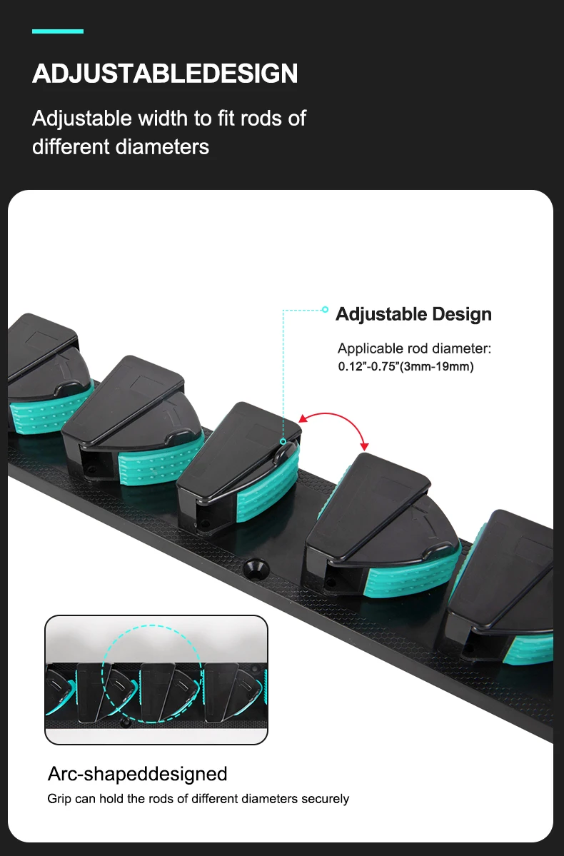 Configuración horizontal para cañas