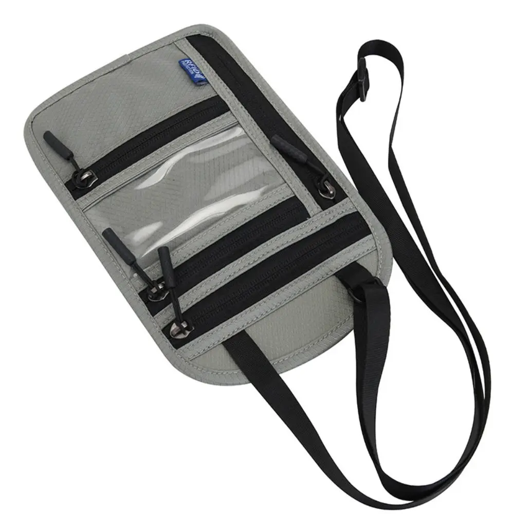 Funda pasaporte RFID de nailon con bloqueo antirrobo y correa ajustable - imagen 5