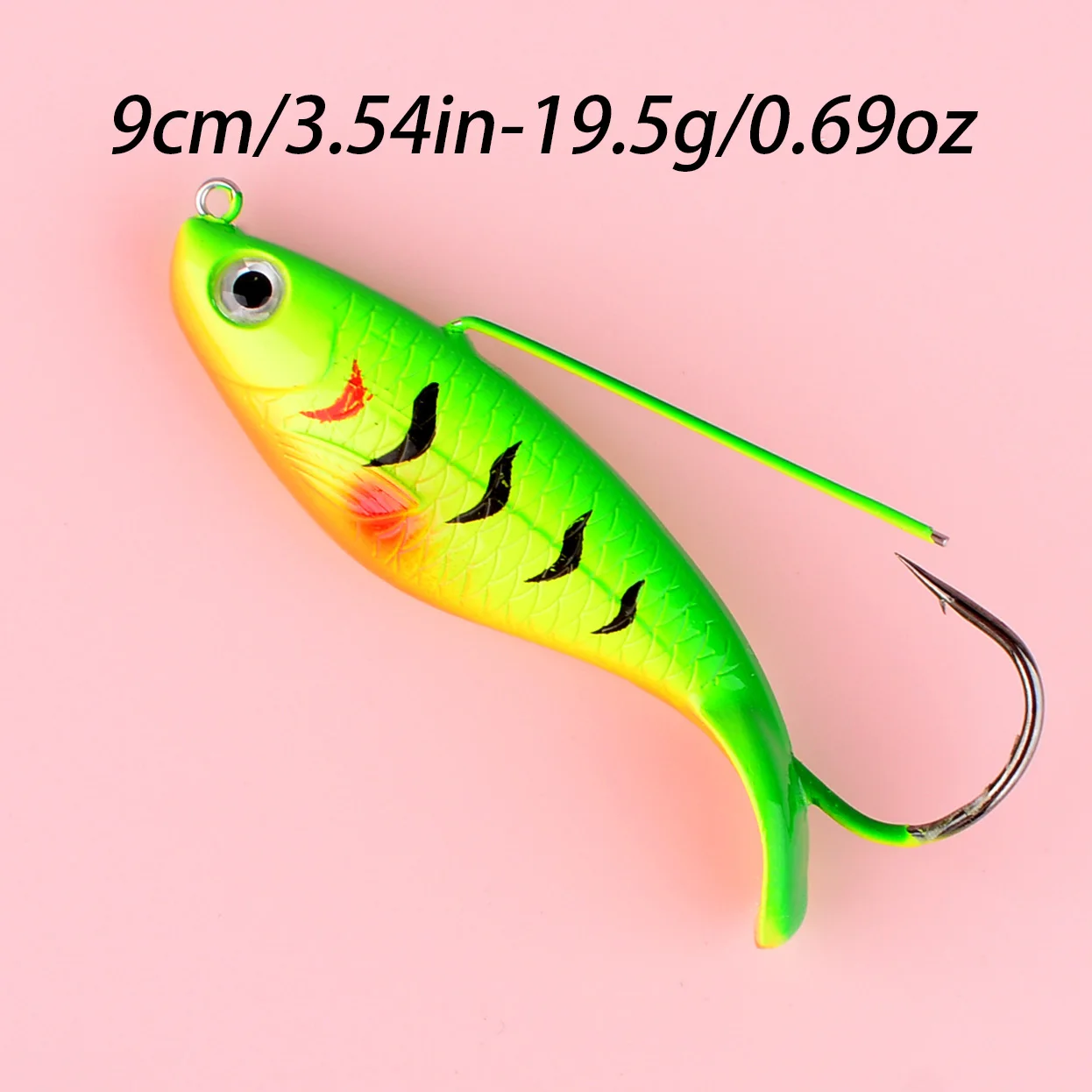 Wobbler VIB antihierbas con cuerpo láser, señuelo de pesca - imagen 2