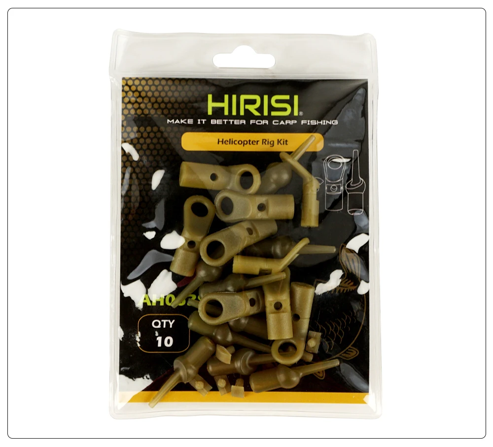 Anillos de pesca de carpa Hirisi en uso