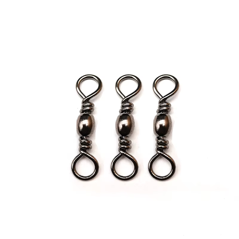 Accesorios de pesca rodamiento bolas barril giratorio anzuelos sedal - imagen 5