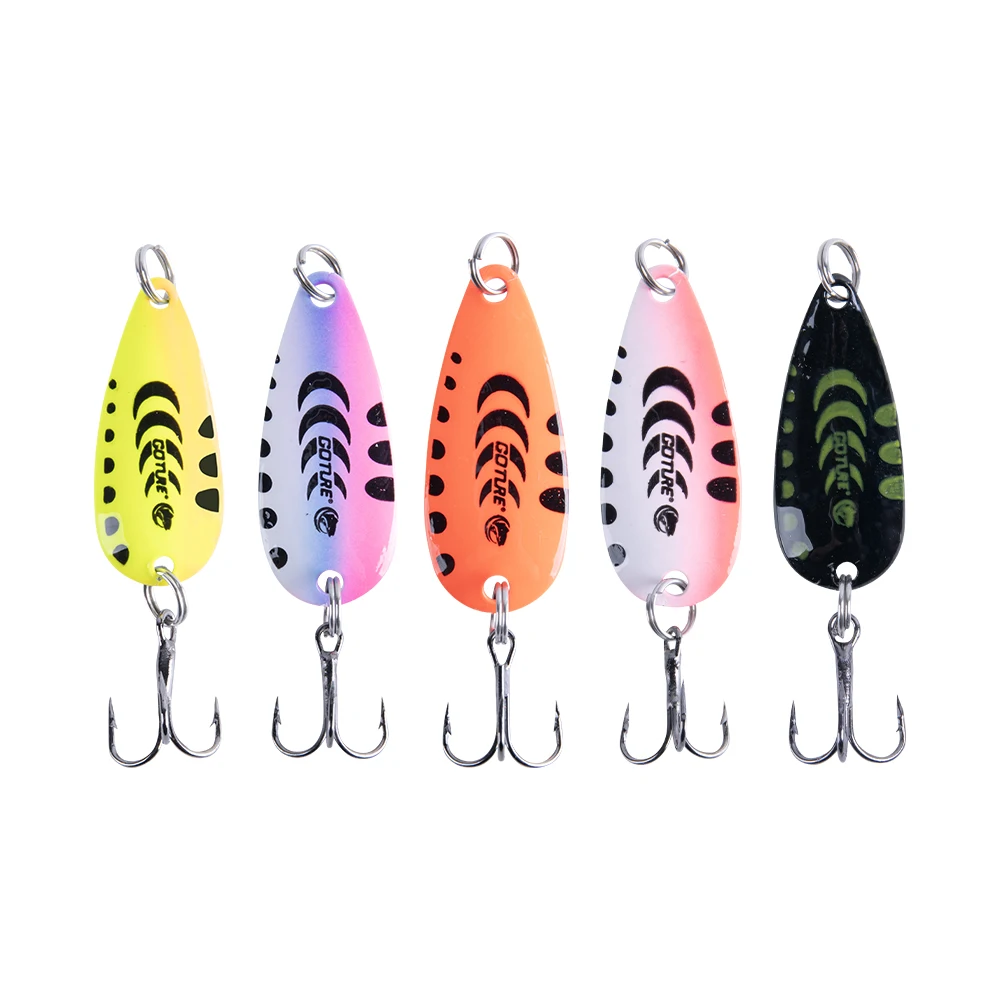 Señuelo de pesca metálico Goture en forma de S