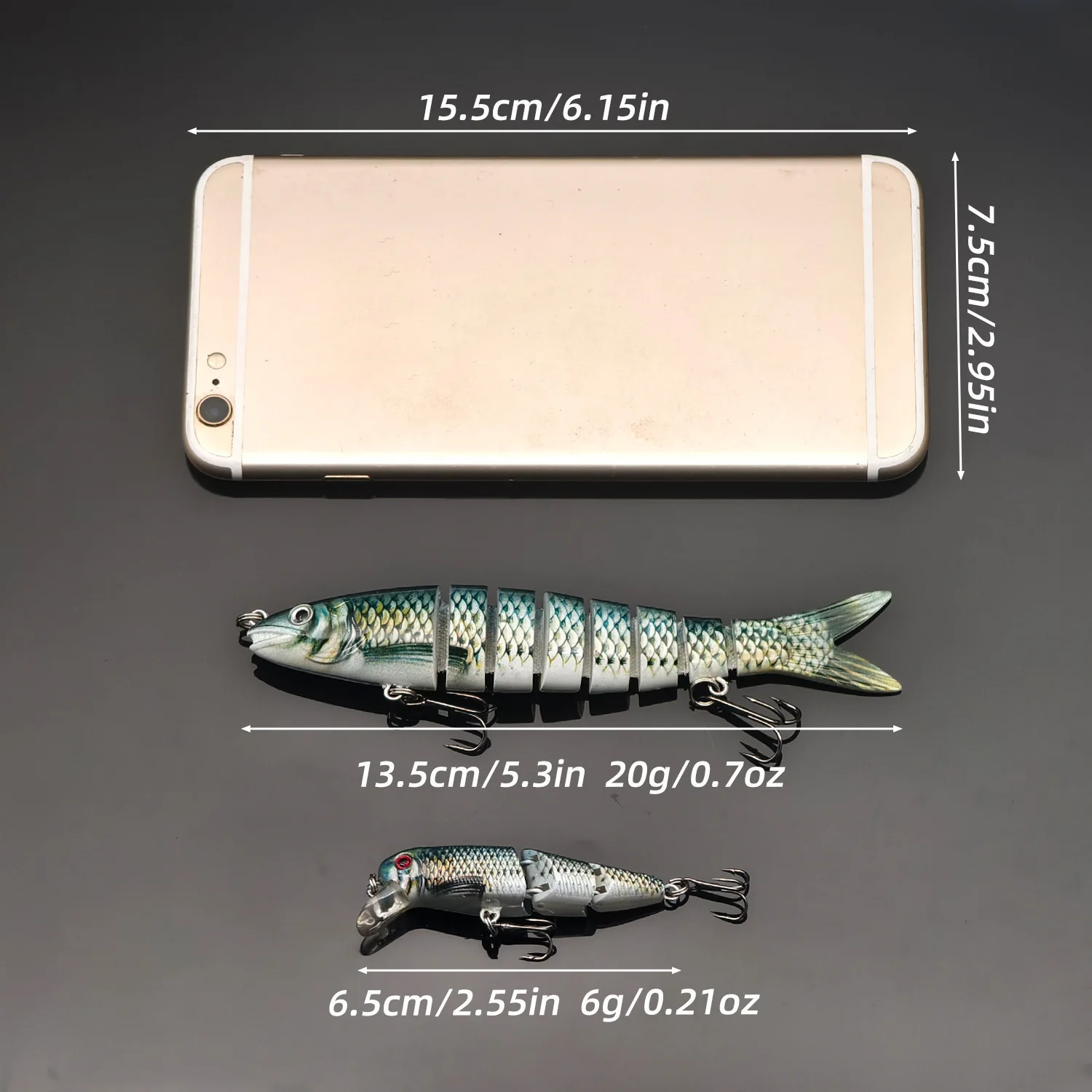 ANFS señuelo biónico de hundimiento lento realista con diseño - imagen 5