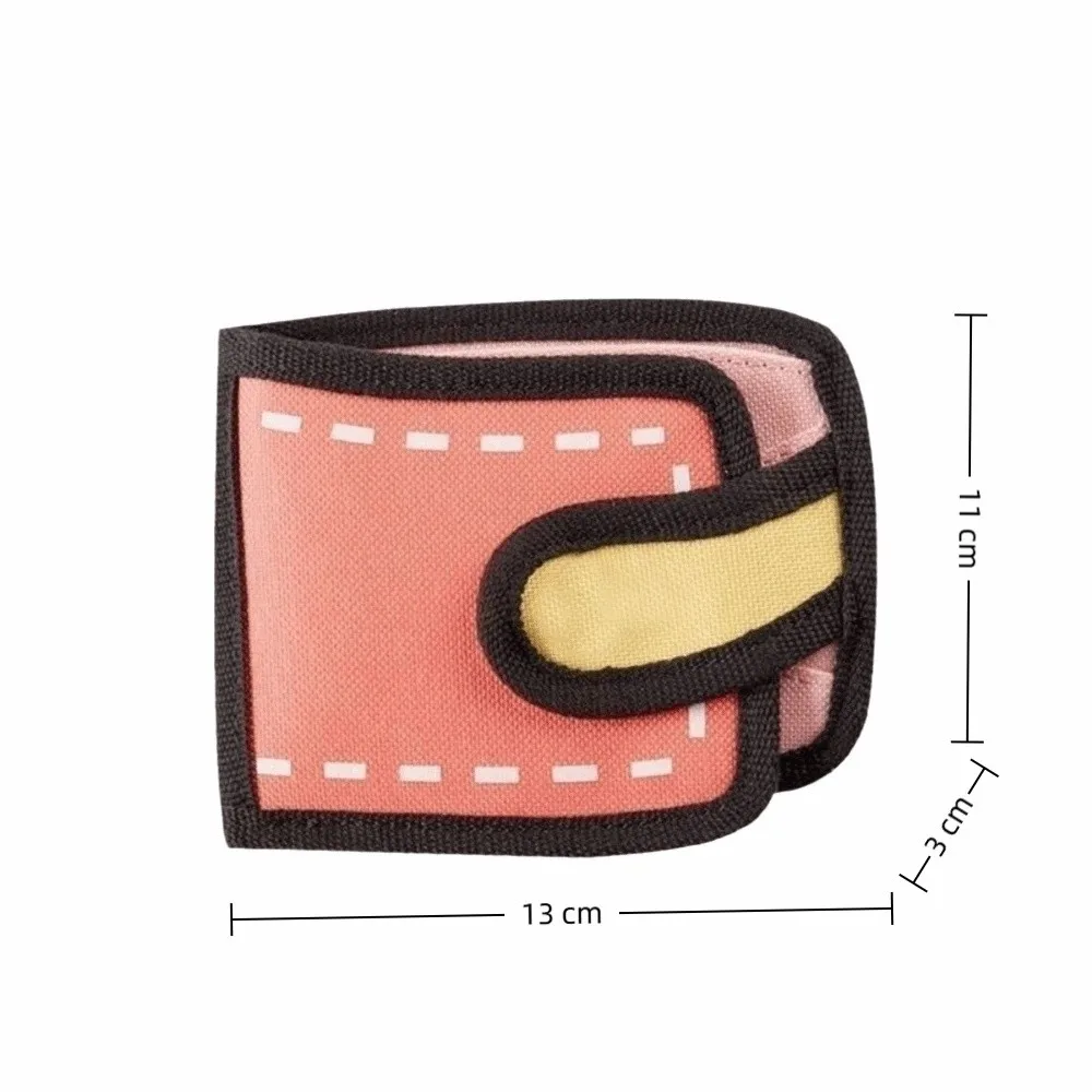 Cartera de lona ultrafina con diseño animado