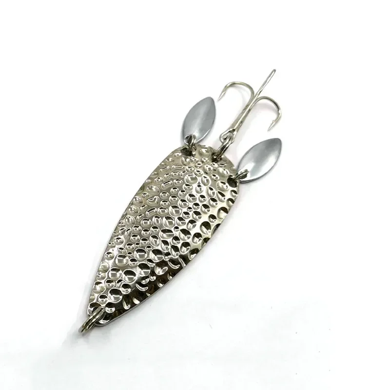 Spinnerbait metálico con lentejuelas para lucio y trucha - imagen 4