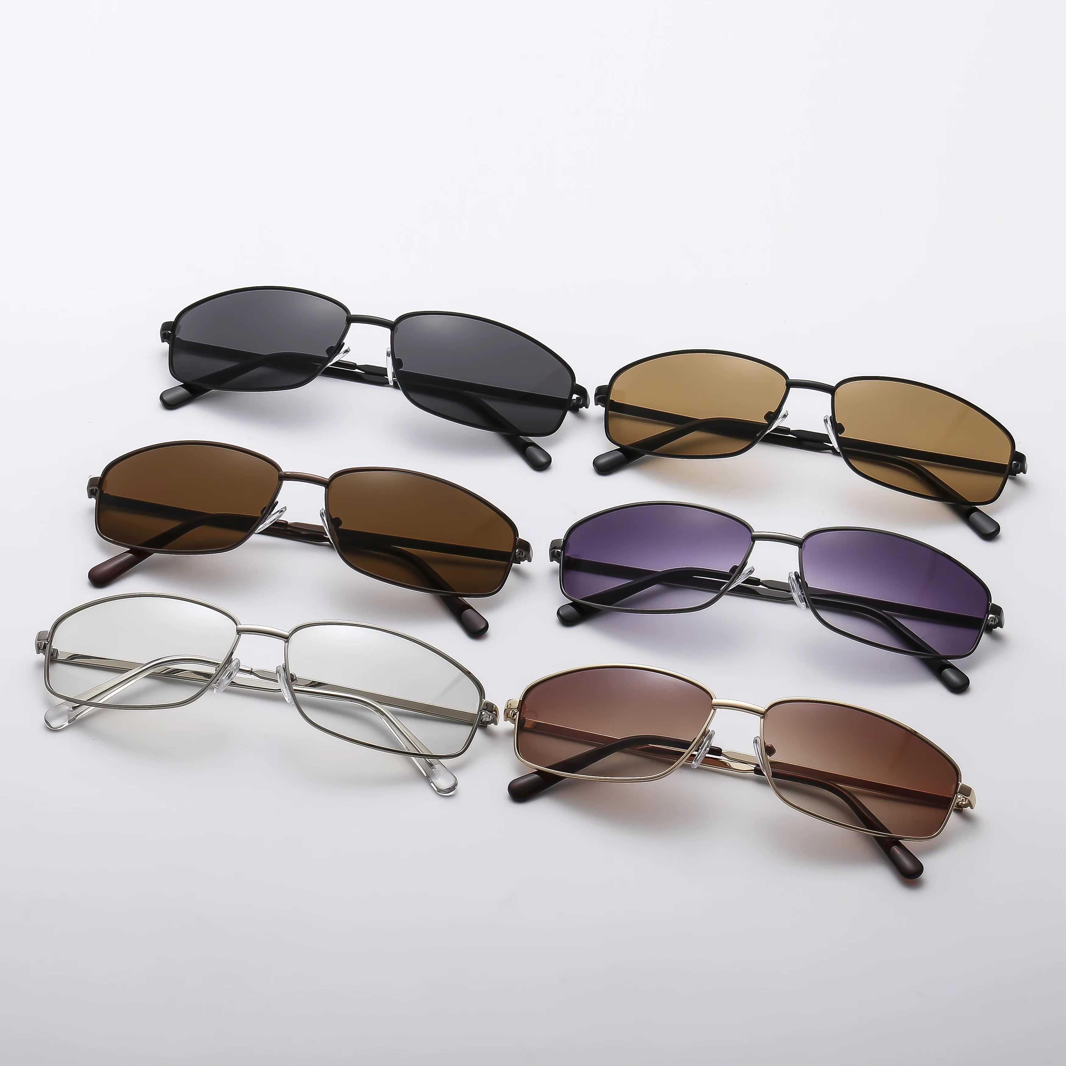 Gafas de sol vintage Americanas con montura metálica UV400 clásicas