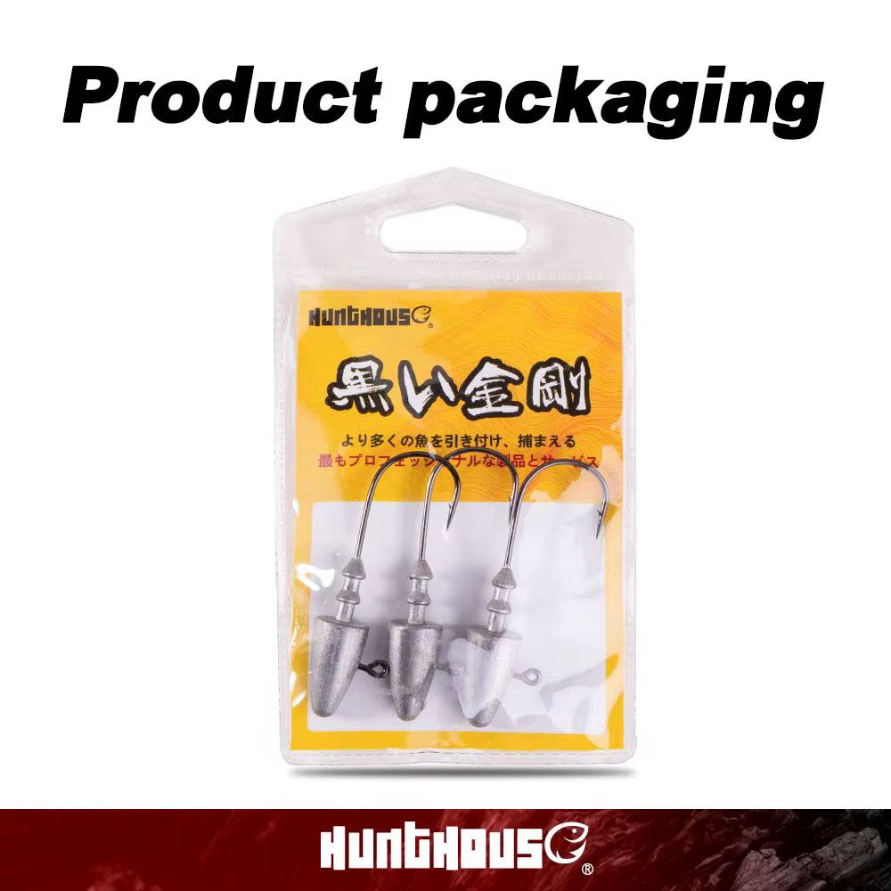Anzuelos Jig Head Hunthouse Carbono para Vinilos - imagen 5