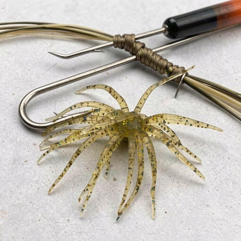Neko Rig de hundimiento lento con forma de pulpo para lubina - imagen 5