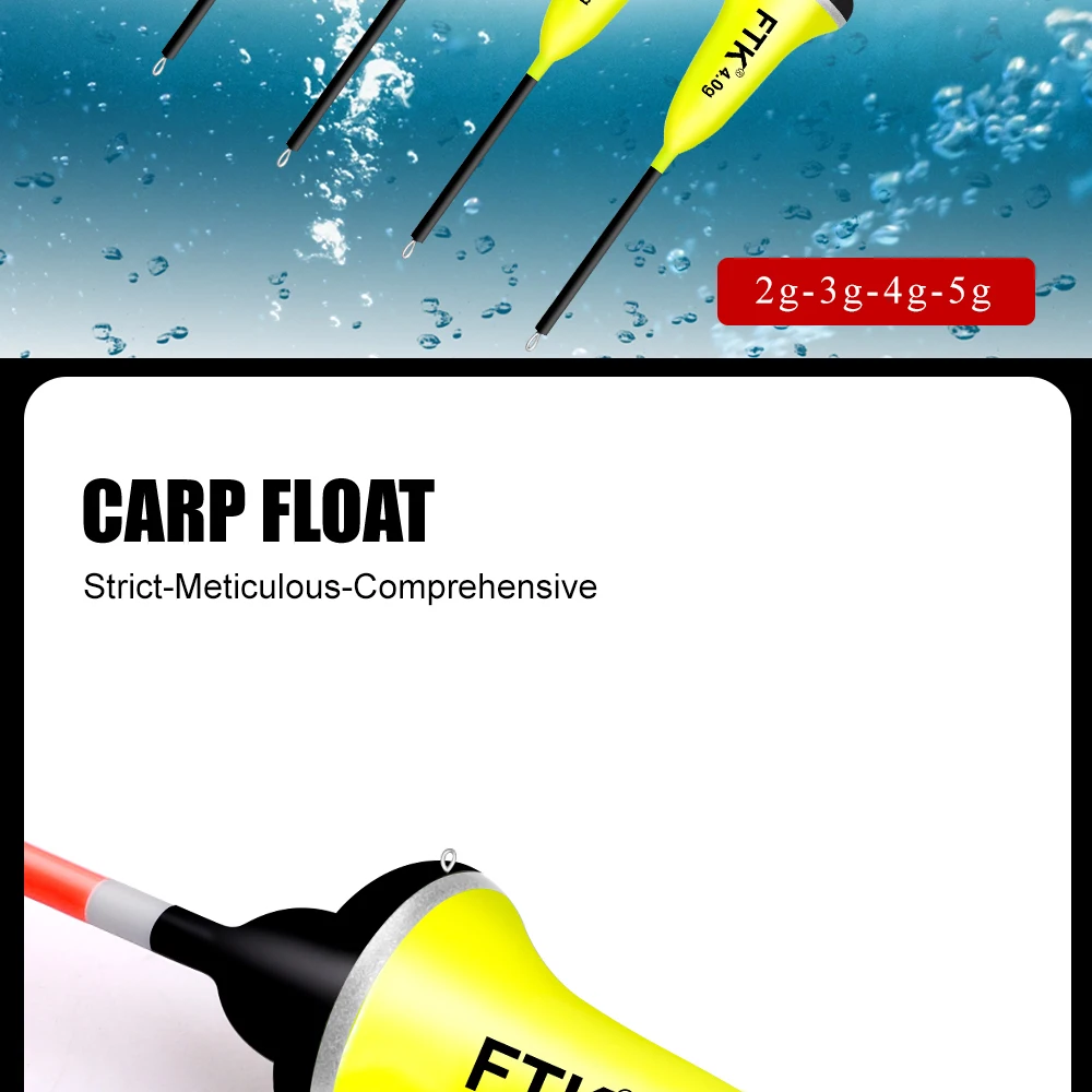 Flotador vertical de abeto para montaje fino