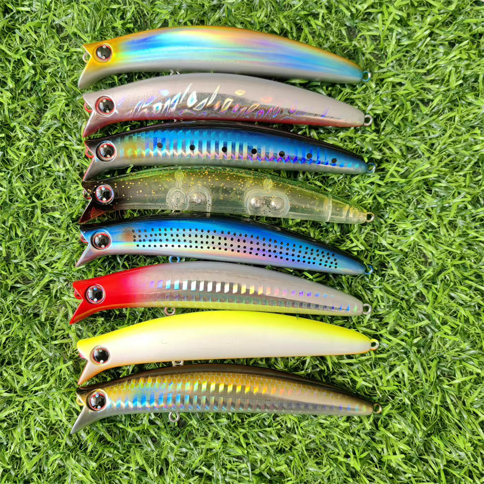 Señuelo MUKUN Minnow Flotante – Wobbler con Ojos 3D y Doble Anzuelo - imagen 5