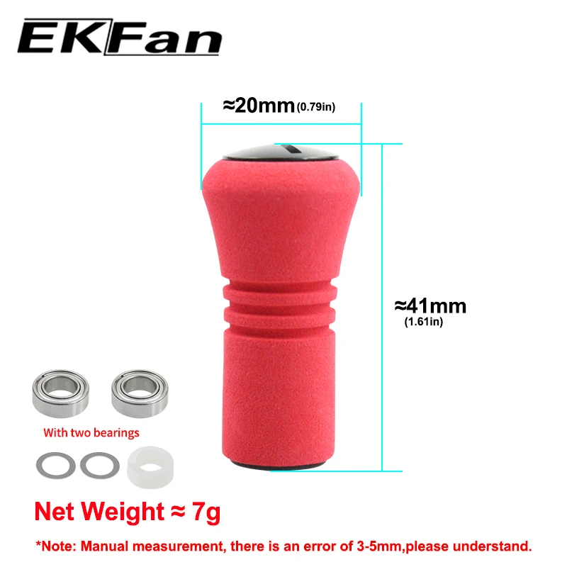 EKFan Perilla de carrete EVA mango para spinning y baitcasting DIY