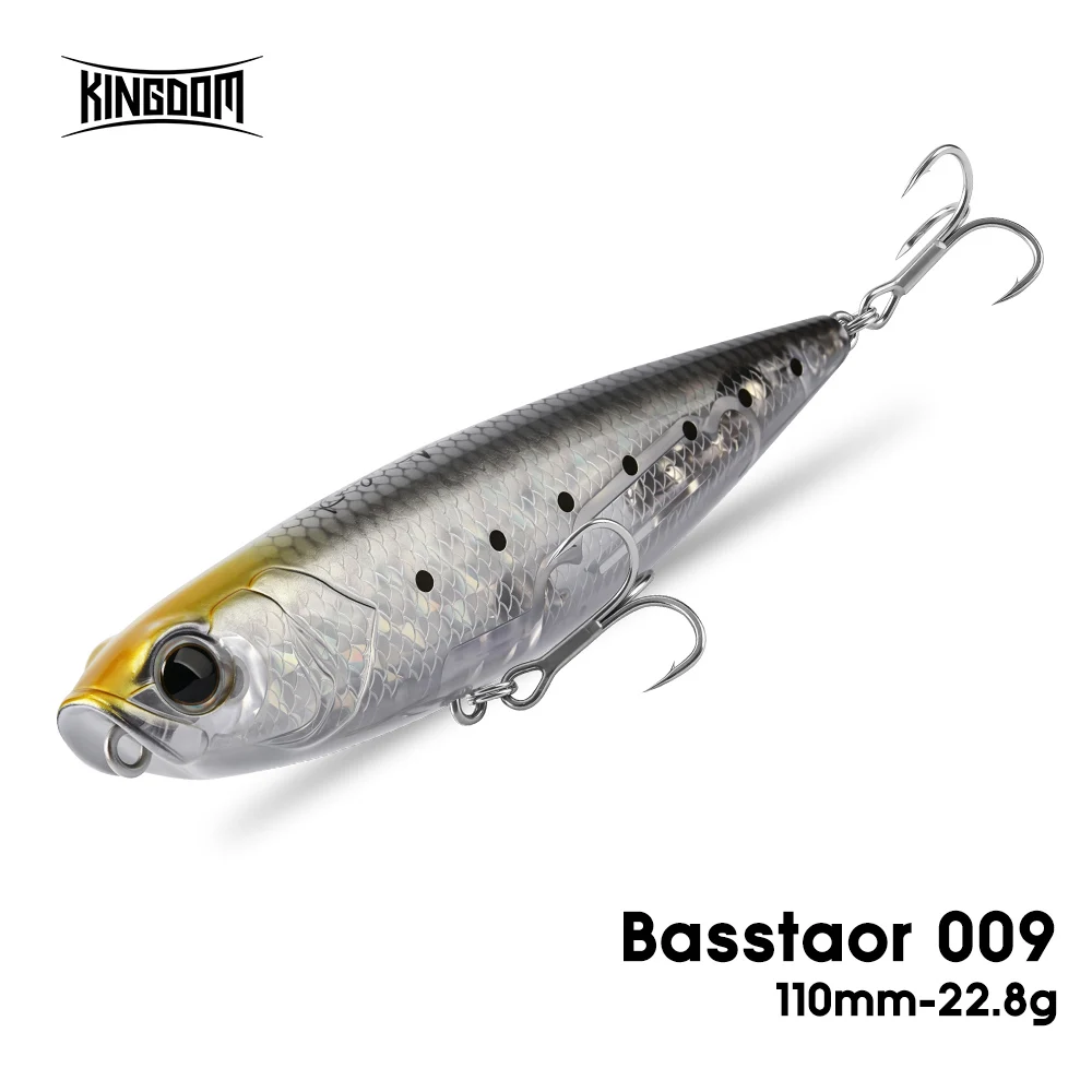 Kingdom Pencil Topwater Walking Dog: señuelo superficie stickbait