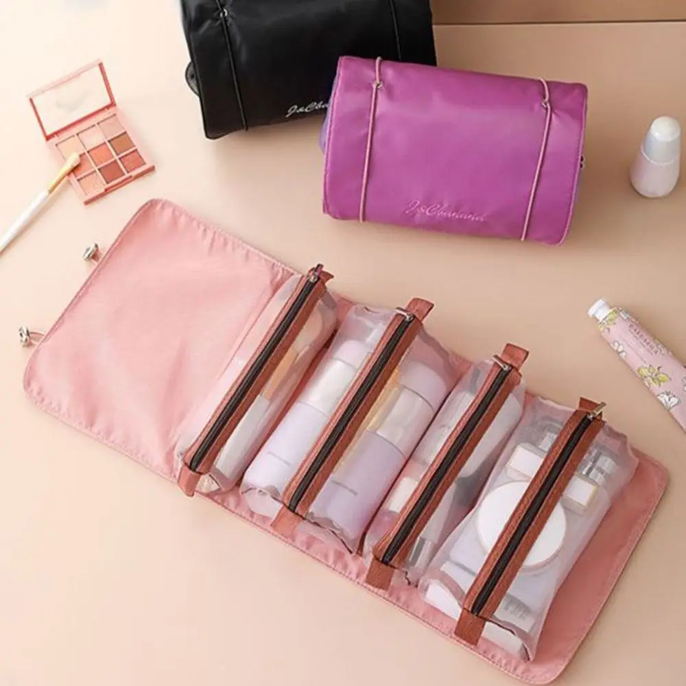 Neceser plegable colgante enrollable con organizador para accesorios