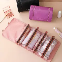 Neceser plegable colgante enrollable con organizador para accesorios
