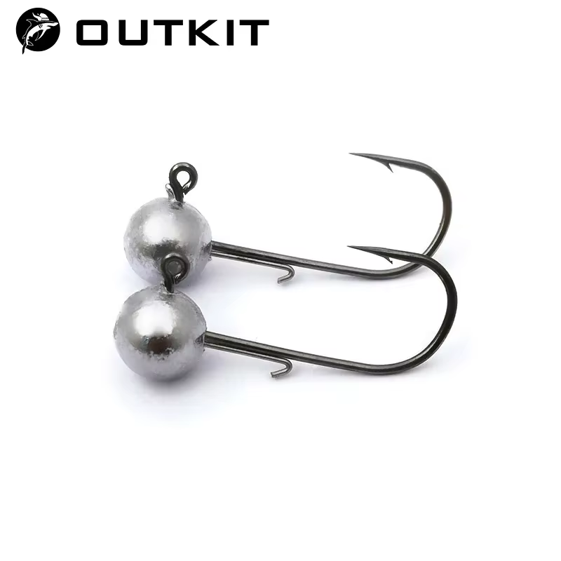 OUTKIT NED Head bola redonda 2.5-14g – anzuelo sin malezas para vinilo