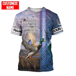 Camiseta de caza patos – Manga corta unisex