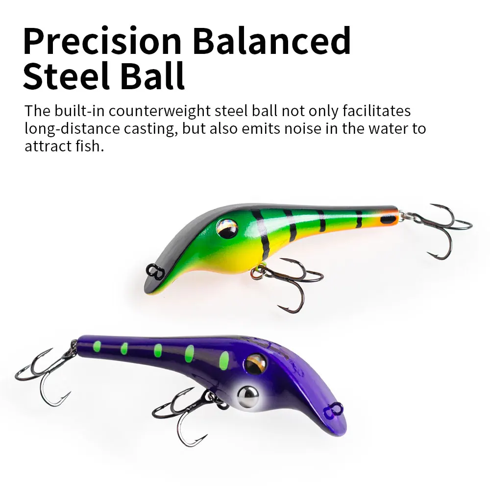 Señuelo Jerkbait Glider Hanlin para lucio y lubina, hundible/flotante - imagen 4