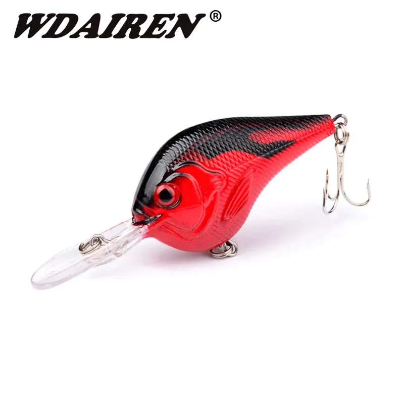 Wobler Crankbait de cebo duro para lubina, plástico premium - imagen 4