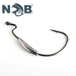 NGB Anzuelo Texas manivela compensado acero alto en carbono para vinilo