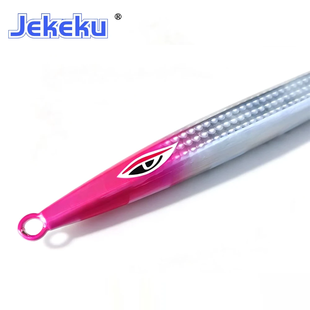 JEKEKU señuelo jigging de metal luminoso craquelado lento - imagen 2