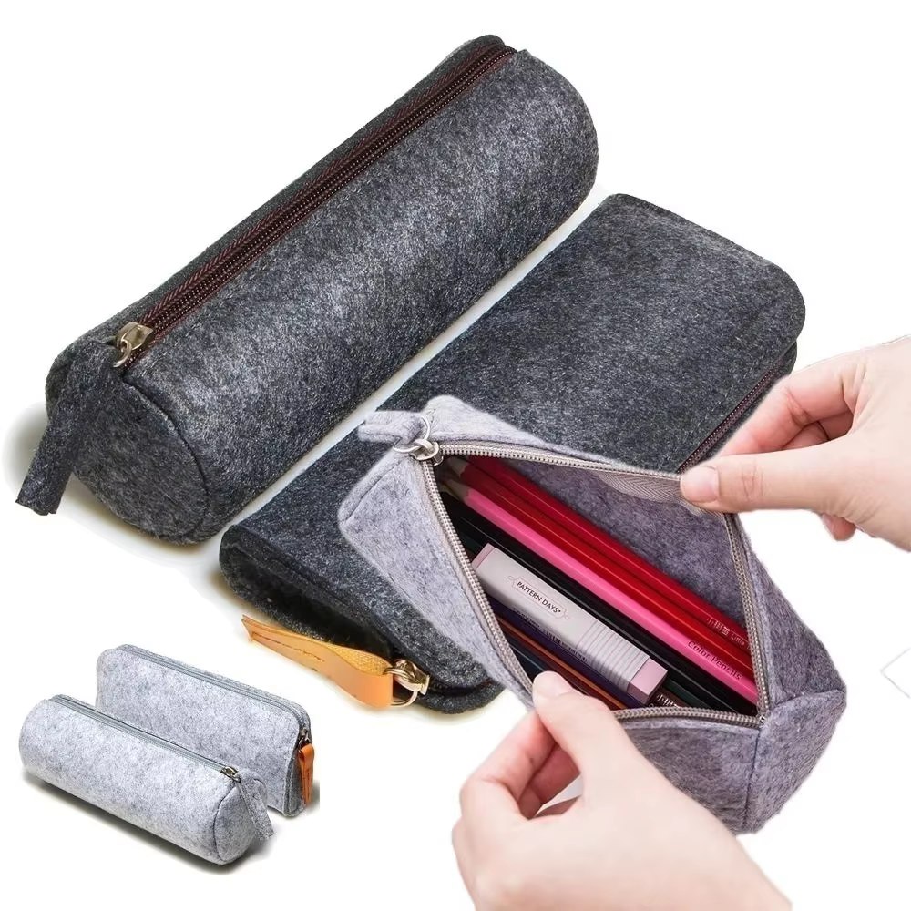Estuche de fieltro con cierre