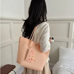 Bolsa Tote impermeable transparente Jelly de verano, gran capacidad