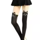 Calcetines largos con estampado de gato – Medium hasta el muslo, diseño veraniego - imagen 2