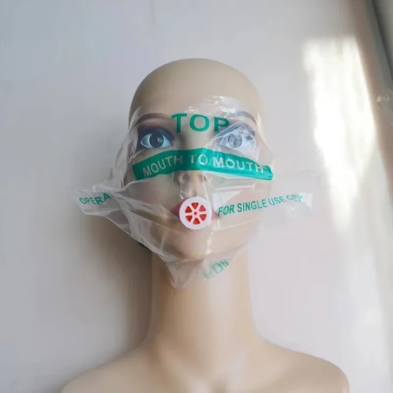 Mascarilla RCP para exteriores y primeros auxilios con escudo facial - imagen 5