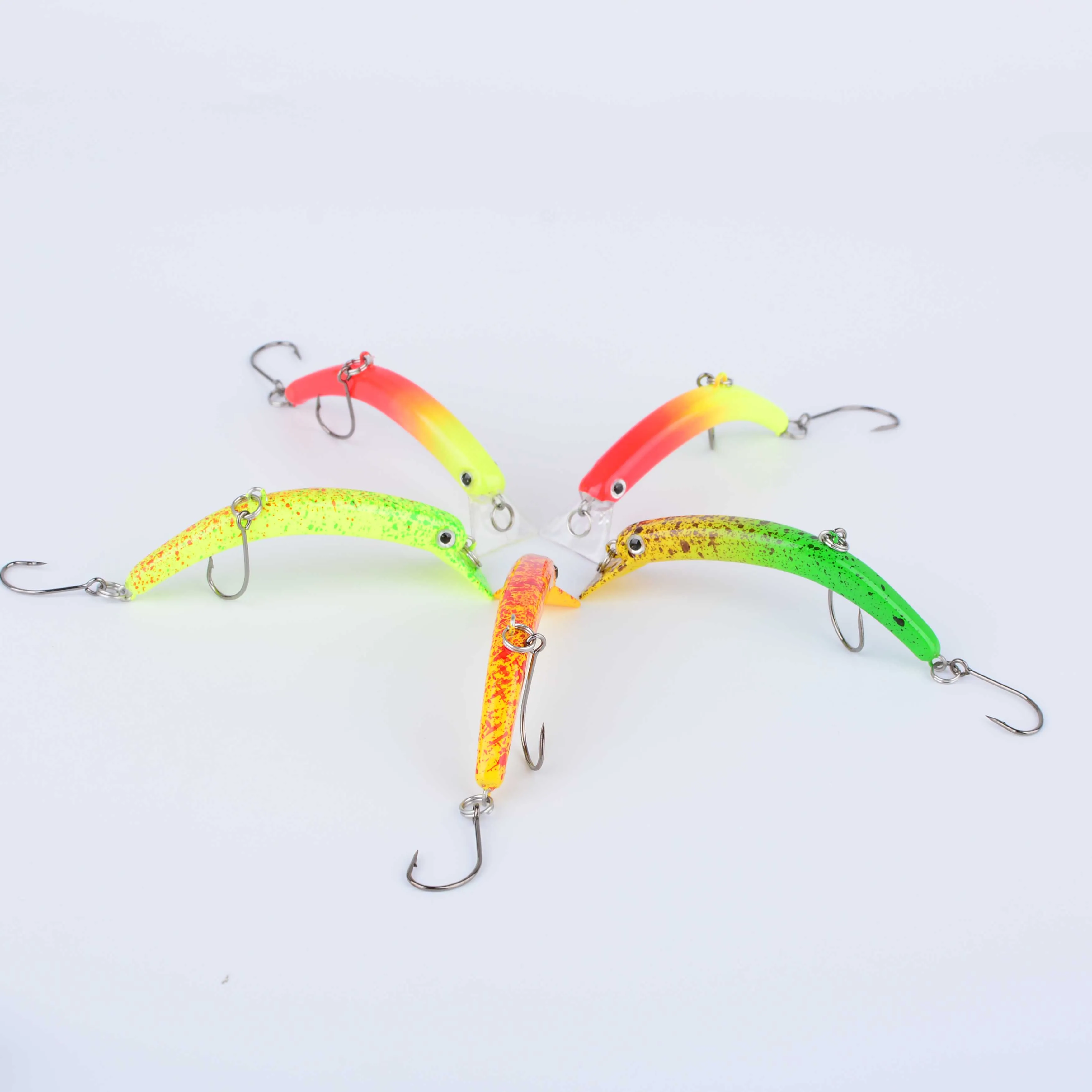 Wobbler Crankbait flotante Minnow con anzuelo afilado para trucha - imagen 4