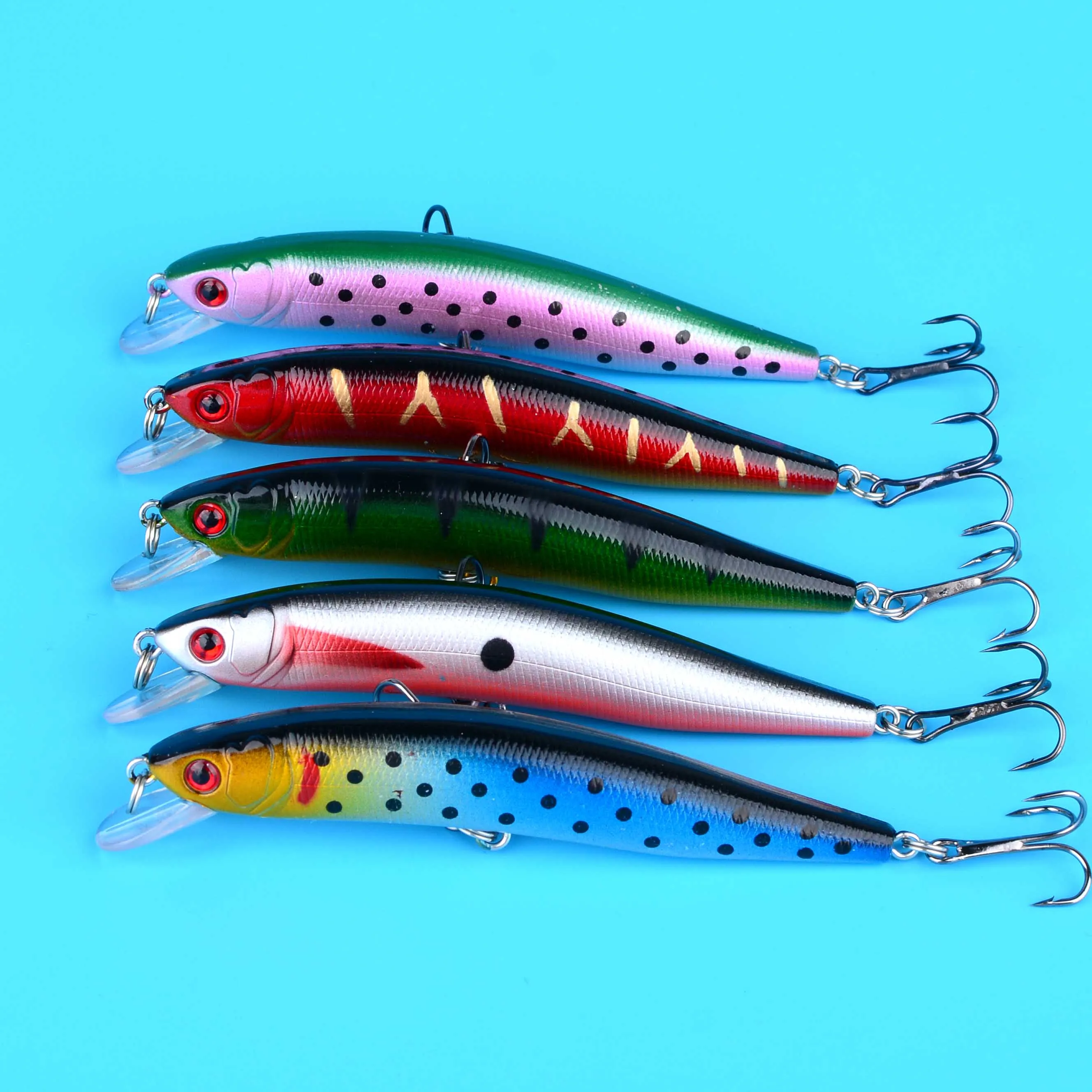 Forma minnow y nado controlado