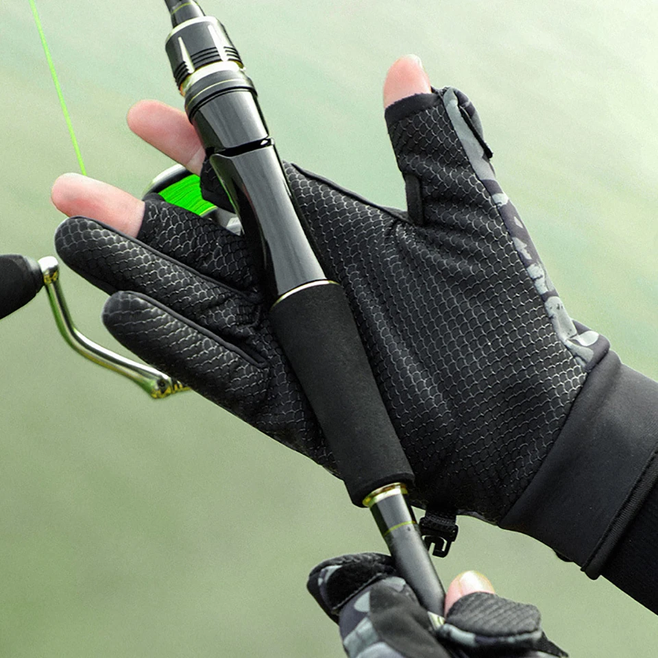 Guantes de pesca invierno WALK FISH – Antideslizantes y transpirables