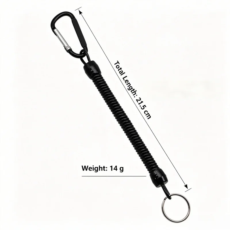 Pinzas para señuelos con cordón elástico y mosquetón de seguridad - imagen 5