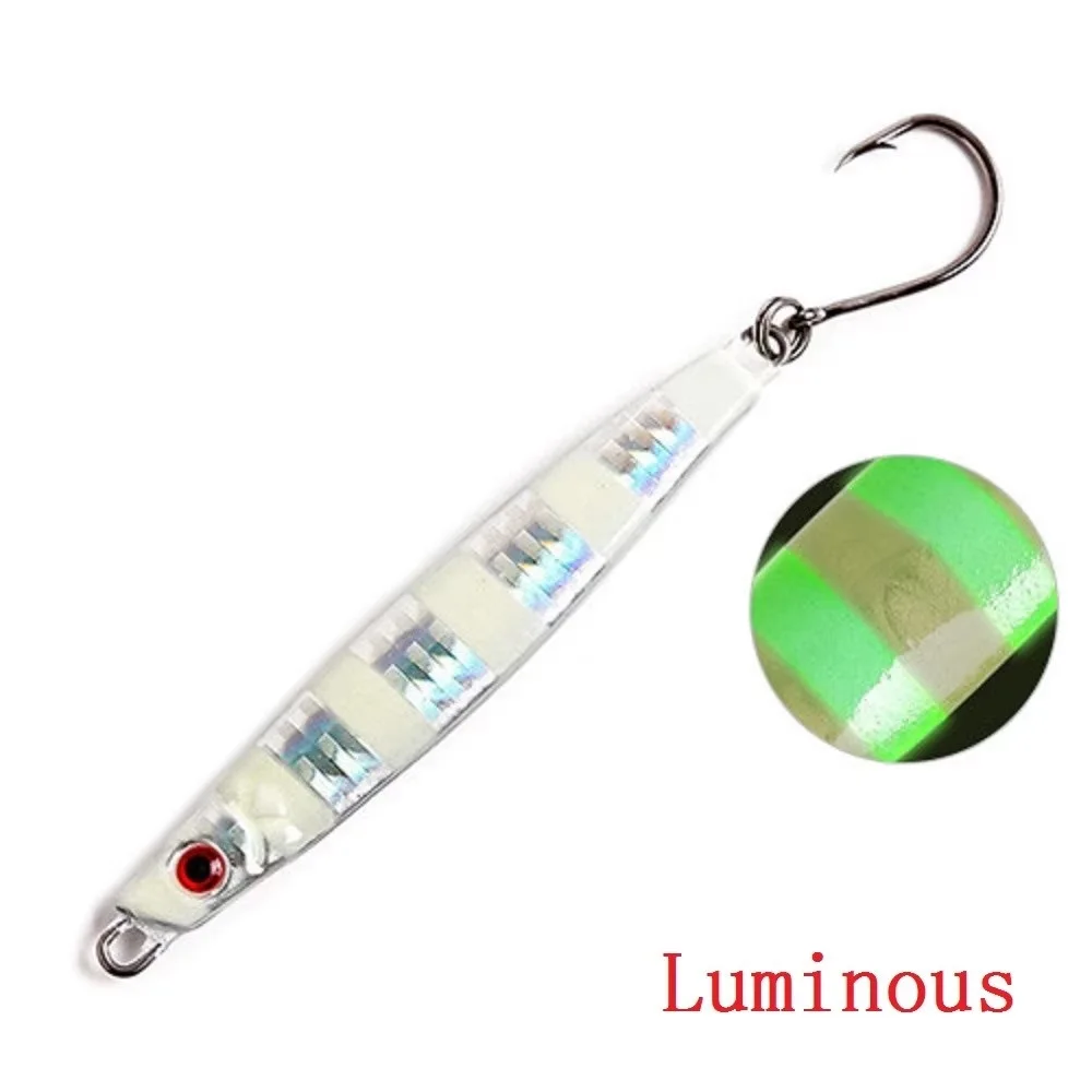 FTK Micro Jig Luminoso – Señuelo metálico de jigging - imagen 4