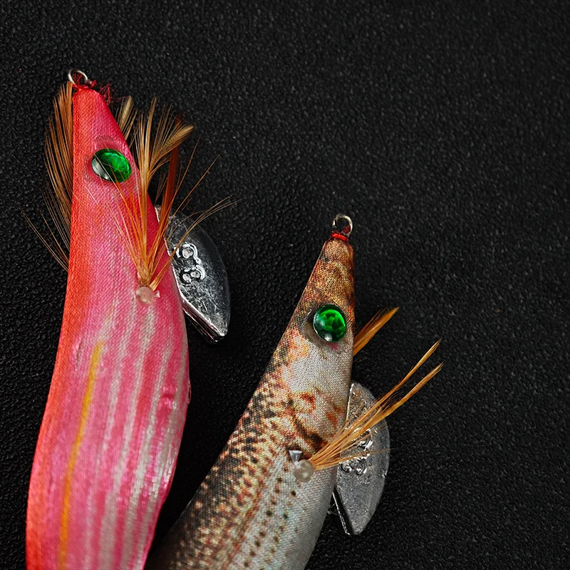 Señuelo tipo calamar de 13 cm y 21 g para pesca marina