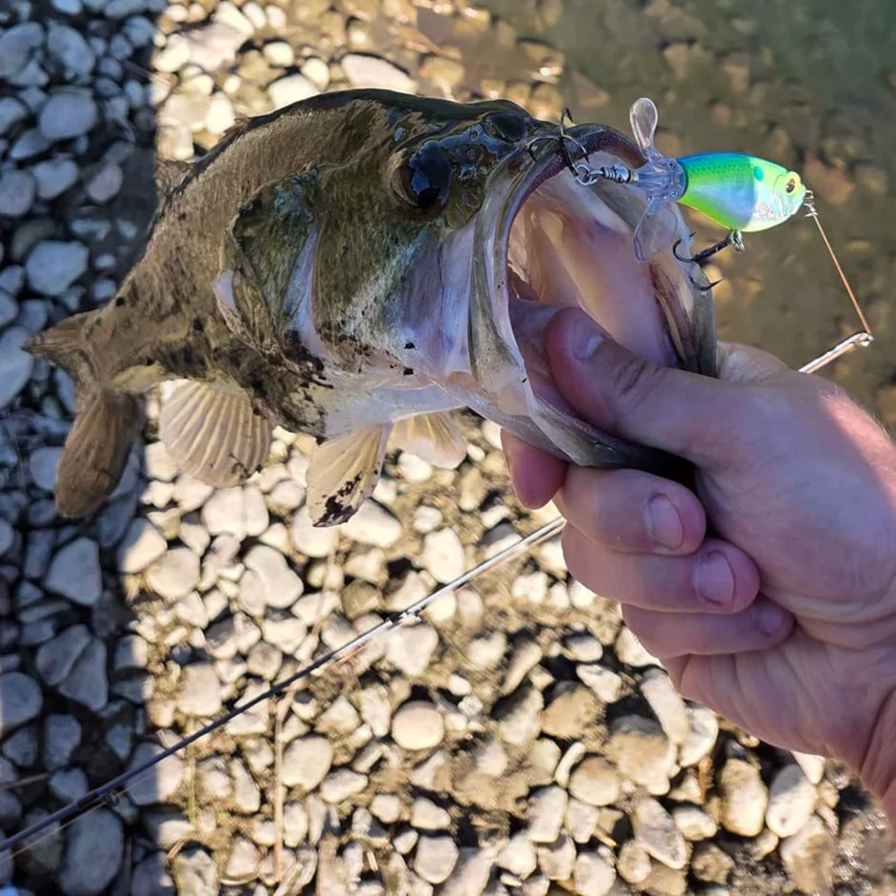 Whopper Plopper señuelo de superficie con anzuelos triples, cebo duro - imagen 5