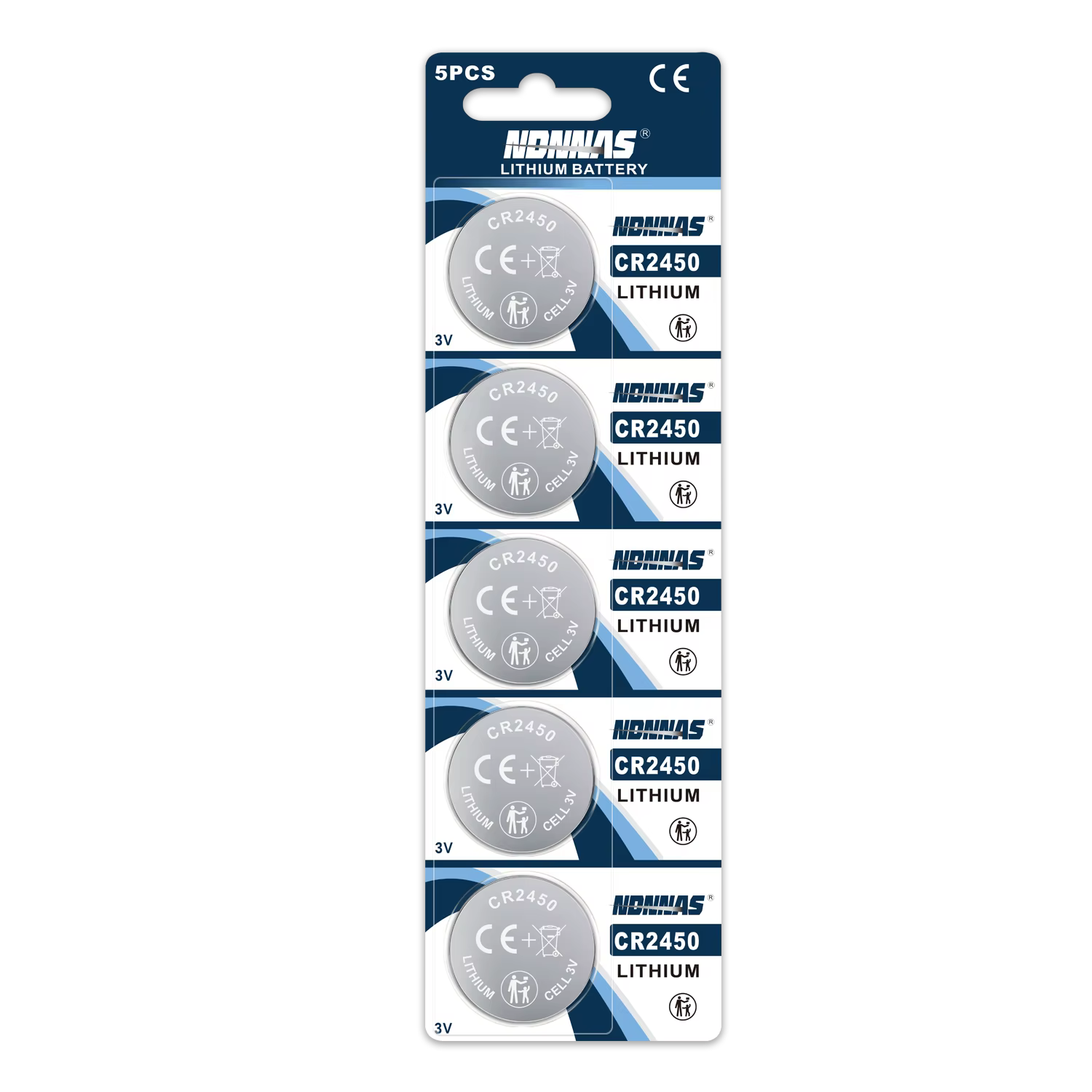 Pilas CR2450 Litio 3V – Batería Tipo Moneda 625mAh para Relojes y Mandos - imagen 2