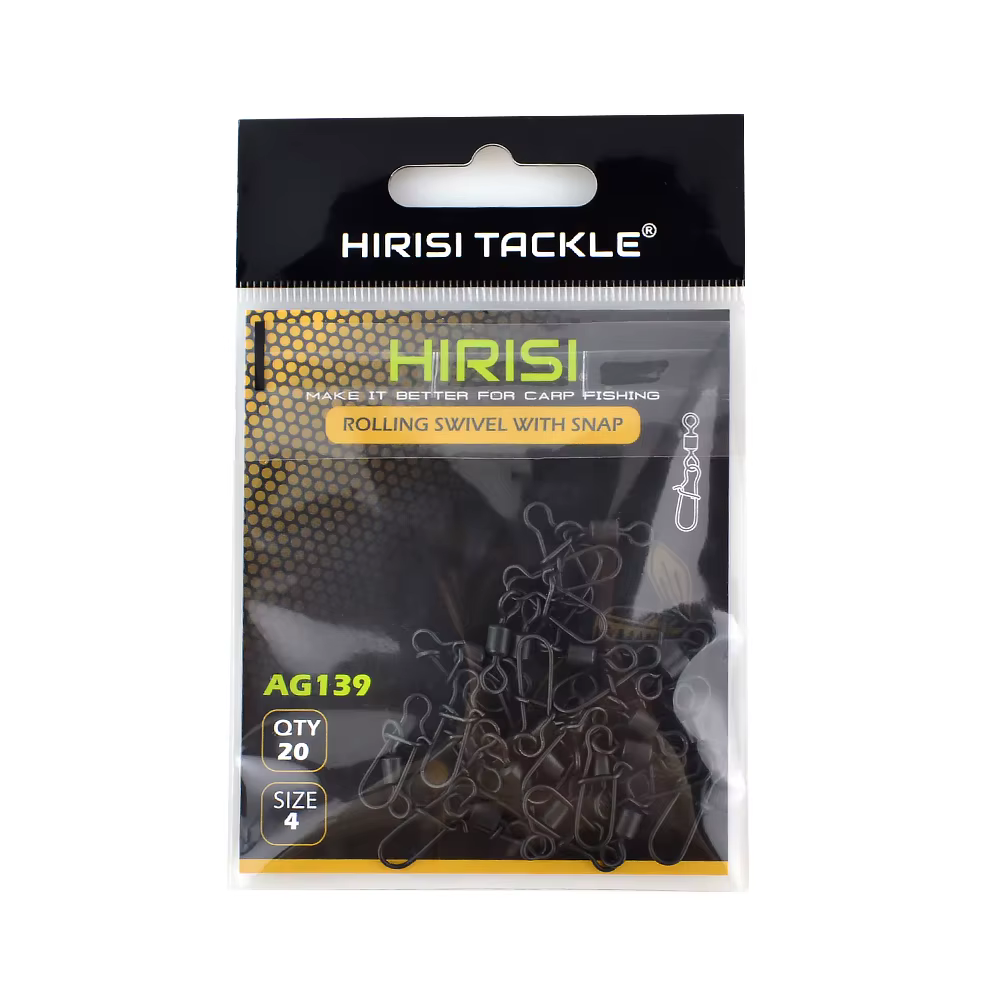 Giratorio Quick Change AG139 – Negro mate para pesca de carpa - imagen 5