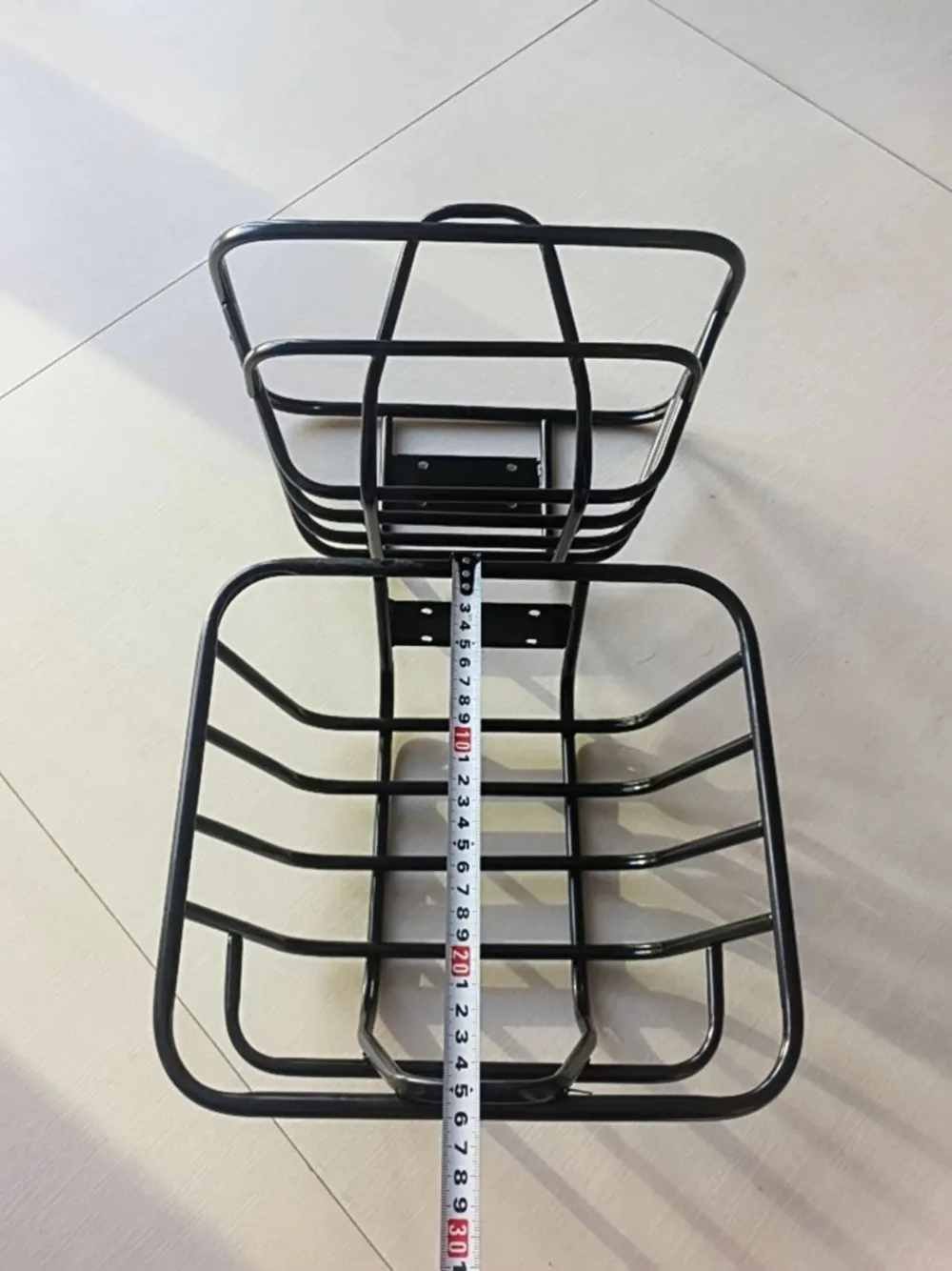 Cesta preparada para transportar objetos