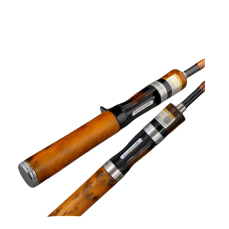 Caña telescópica de carbono con mango recto, viaje y potencia L
